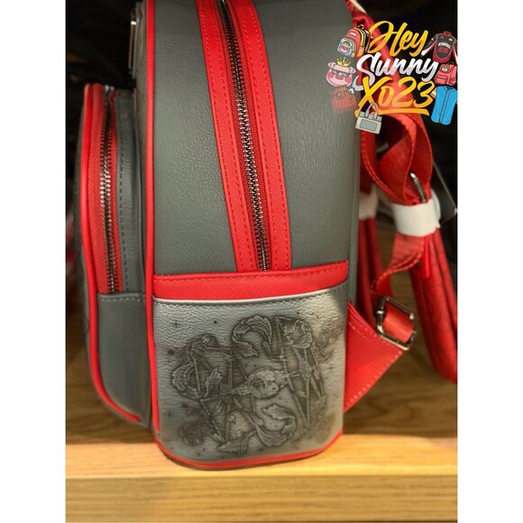 Loungefly Star Wars Darth Vader Embossed Floral Mini Backpack main image 7